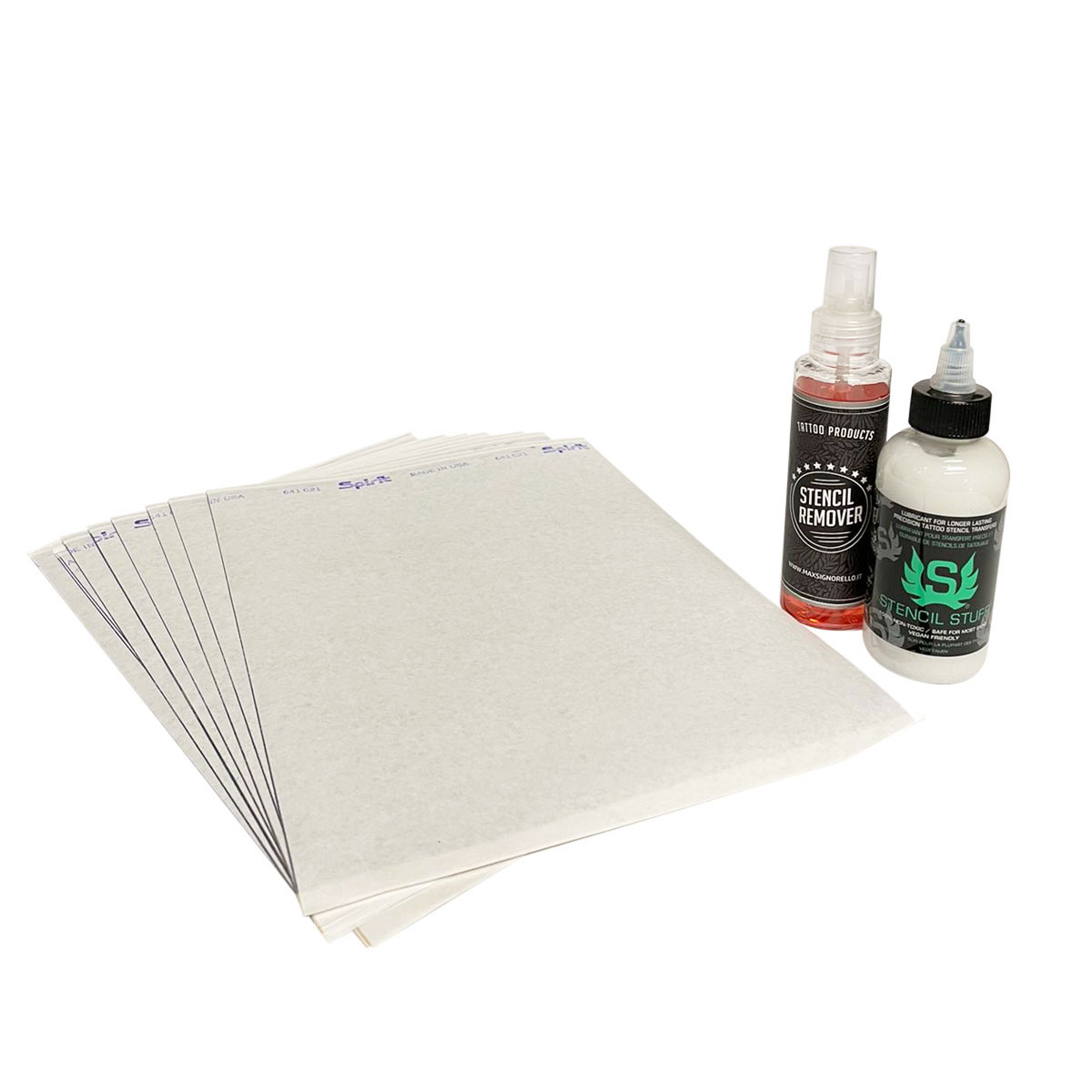 Kit Stencil 2 con Carta manuale 10pz - Max Signorello