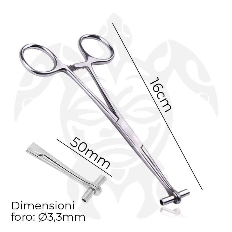 Pinza Bipolare Per Elettrobisturi A Baionetta 18 Cm Con Punte Da 1 Mm - Foto 4