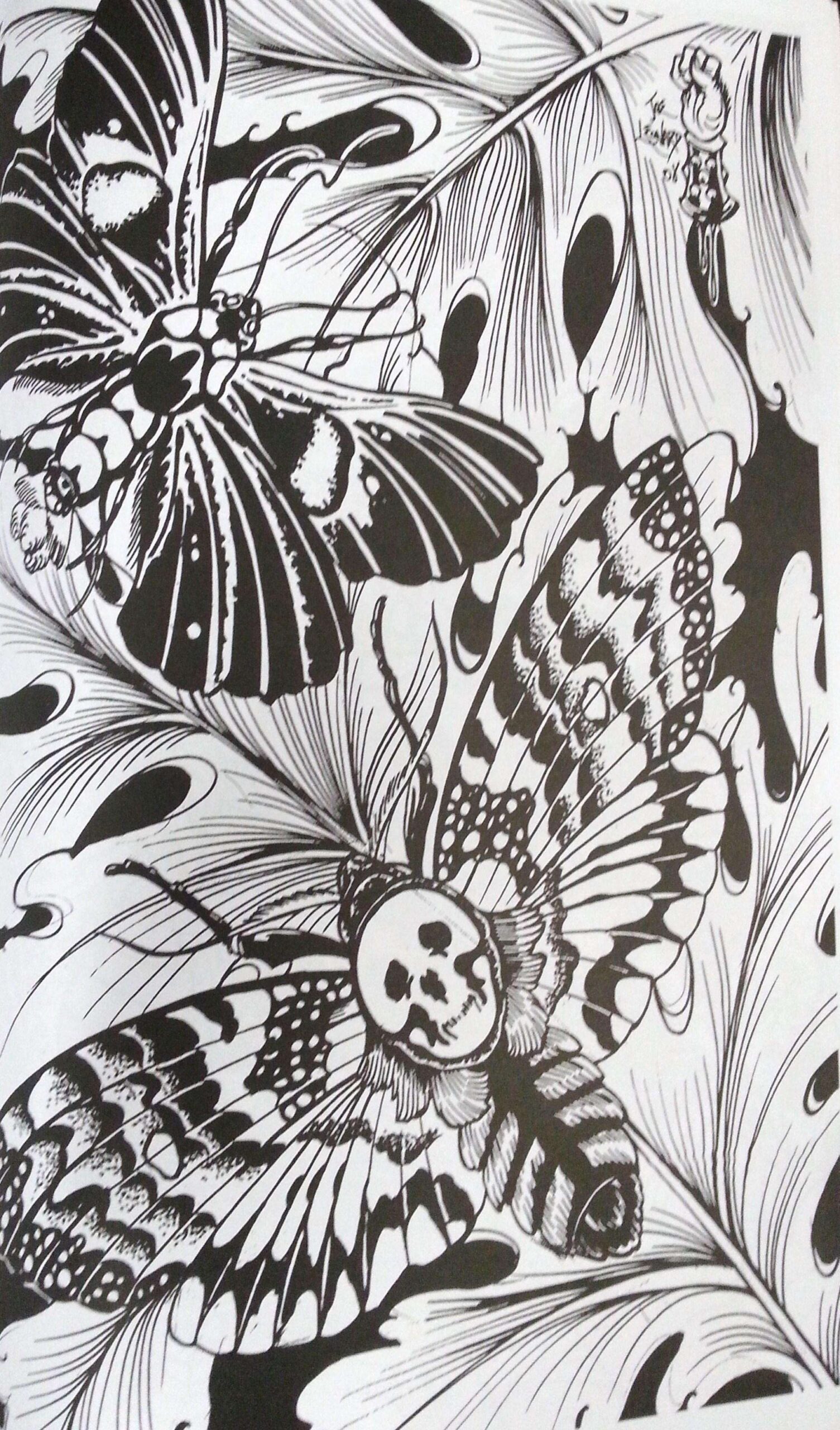 The Oriental Style Tattoo Flash